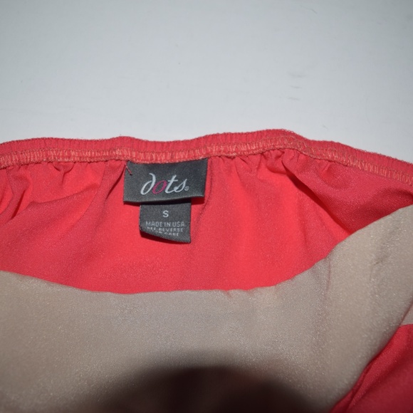 Women's Black and Sorbet with Tan Strip Tube Dress Size Small - Picture 5 of 5